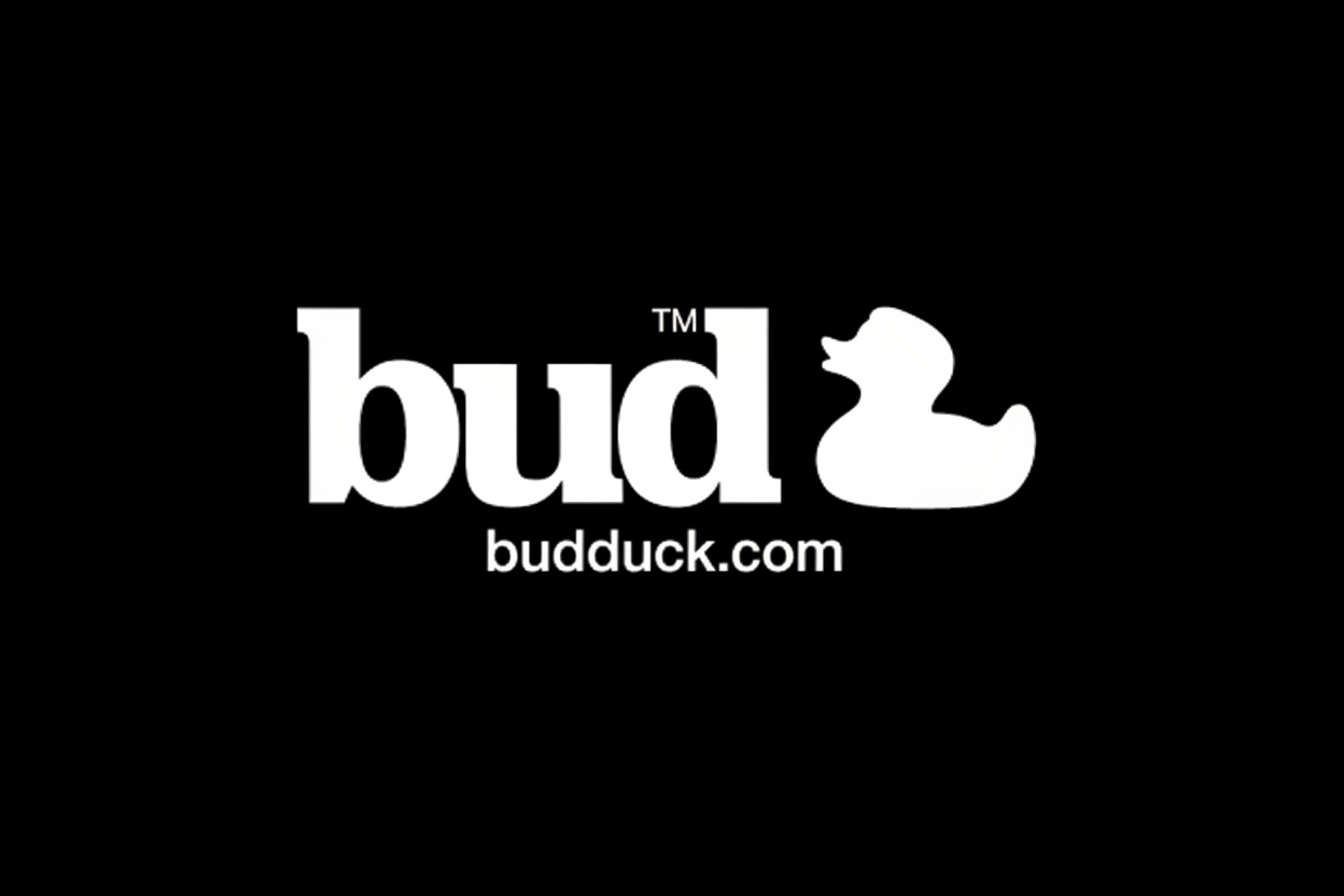 Bud logo geïnverteerd